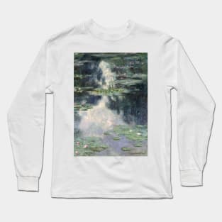 Pond with Water Lilies by Claude Monet Long Sleeve T-Shirt